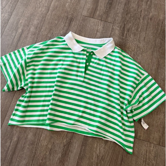 SOLD❤️LAST PRICE🍒🤍 AERIE offline cropped tee 🌷 - Picture 5 of 8